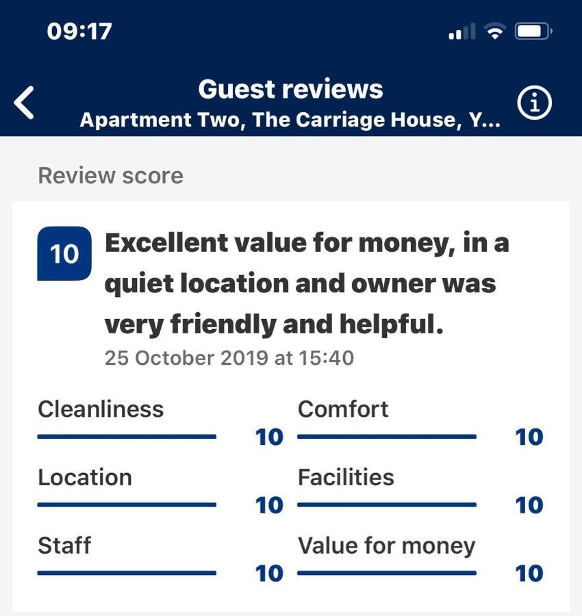 Apartment Two, The Carriage House, Bilbrough, York Dış mekan fotoğraf